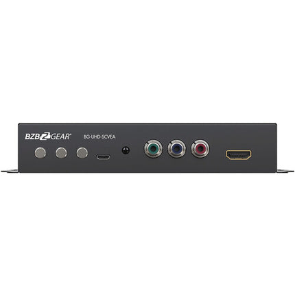 BZBGEAR Convertidor Escalador Multiformato 4K UHD HDMI con Audio 3.5mm y Salida 4K30 4:4:4