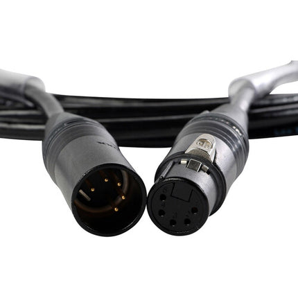 Lex Products DMX-5P-25 Cable de extensión XLR 5 pines 7.62 m resistente y flexible