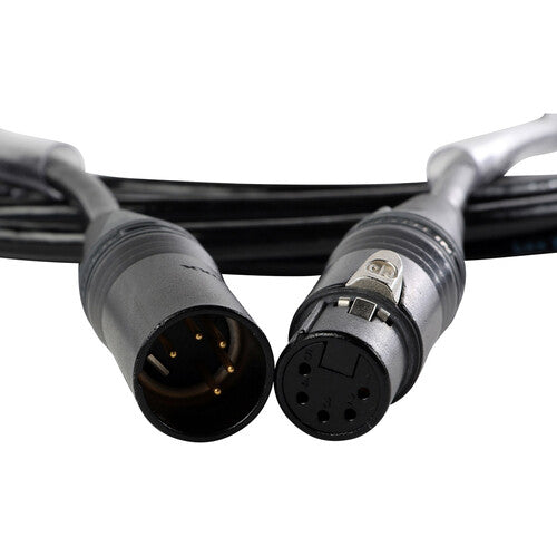 Lex Products DMX-5P-25 Cable de extensión XLR 5 pines 7.62 m resistente y flexible