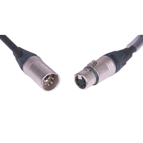 Lex Products DMX-5P-5-S Cable Extensor DMX 5 Pines XLR 5 pies con Conectores Neutrik