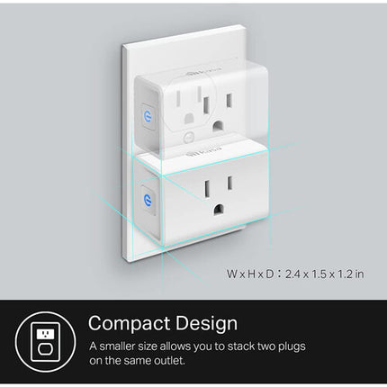 TP-Link EP10 Enchufe Inteligente Wi-Fi Mini 4 Paquetes Control Remoto