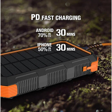 ToughTested Bigfoot Power Bank Solar 24000mAh IP67 3 Puertos