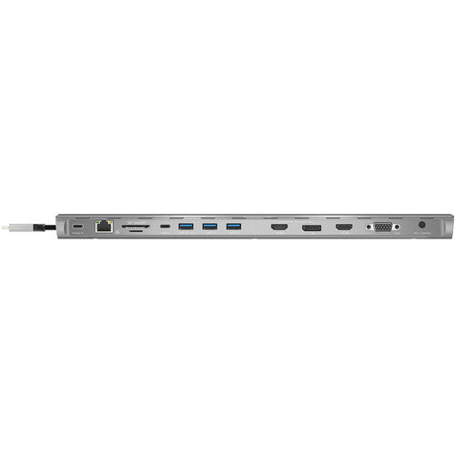 j5create USB Type-C Estación de Acoplamiento Triple Display con 3 Puertos USB 3.0 y 2 Salidas 4K HDMI