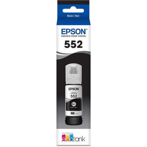 Epson Claria ET Premium T552 Botella de Tinta Negra 70mL Alta Capacidad EcoFit