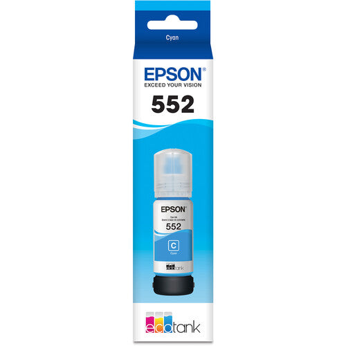 Epson Claria ET Premium T552 Botella de Tinta Cyan 70mL EcoFit para EcoTank