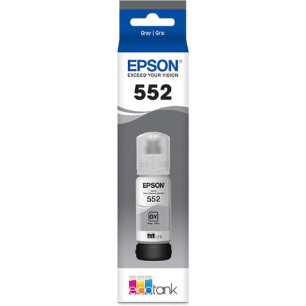 Epson Claria ET Premium T552 Botella de Tinta Gris 70mL Alta Capacidad EcoFit