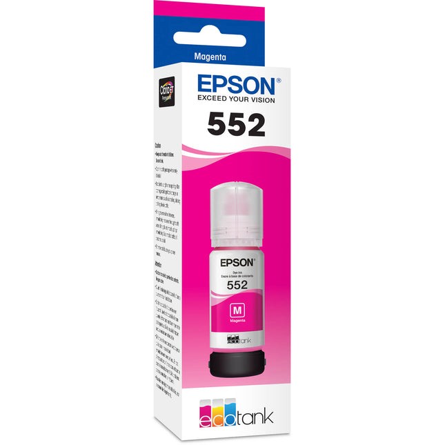 Epson Claria ET Premium T552 Botella de Tinta Magenta 70mL Alta Capacidad EcoFit