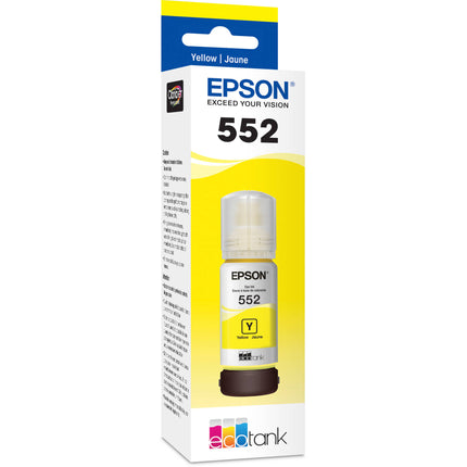 Epson Claria ET Premium T552 Botella de Tinta Amarilla 70mL Alta Capacidad EcoFit