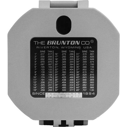 Brunton ComPro Brújula de bolsillo 0-90° con estuche de cuero