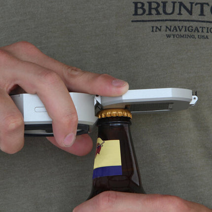 Brunton Standard Transit Brújula Azimuth 0-360 Precisión 0.5° Estuche Piel