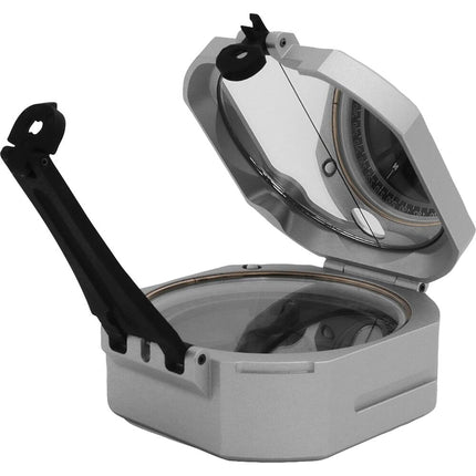 Brunton Standard Transit Brújula Azimuth 0-360 Precisión 0.5° Estuche Piel
