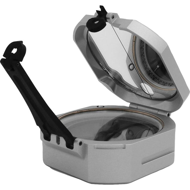 Brunton Standard Transit Brújula Azimuth 0-360 Precisión 0.5° Estuche Piel