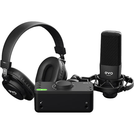 Audient EVO Start Paquete de Grabación Interfaz USB Micrófono Condensador y Auriculares
