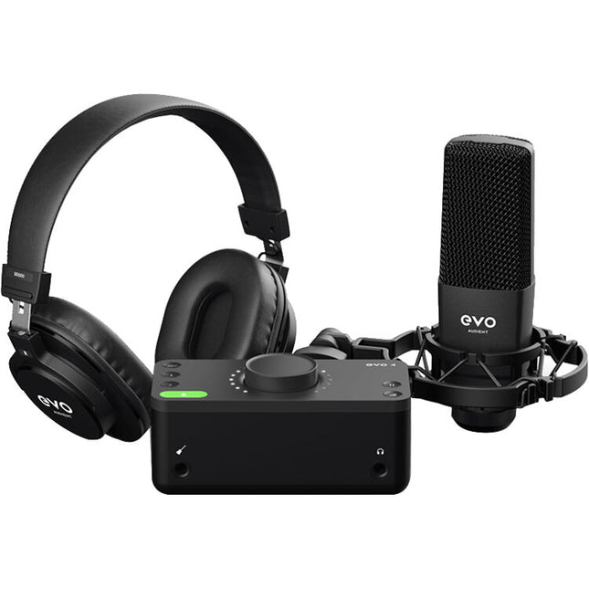 Audient EVO Start Paquete de Grabación Interfaz USB Micrófono Condensador y Auriculares