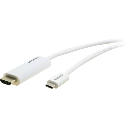 Kramer Cable USB Tipo-C a HDMI Blanco 15' Resolución 4K 60 Hz