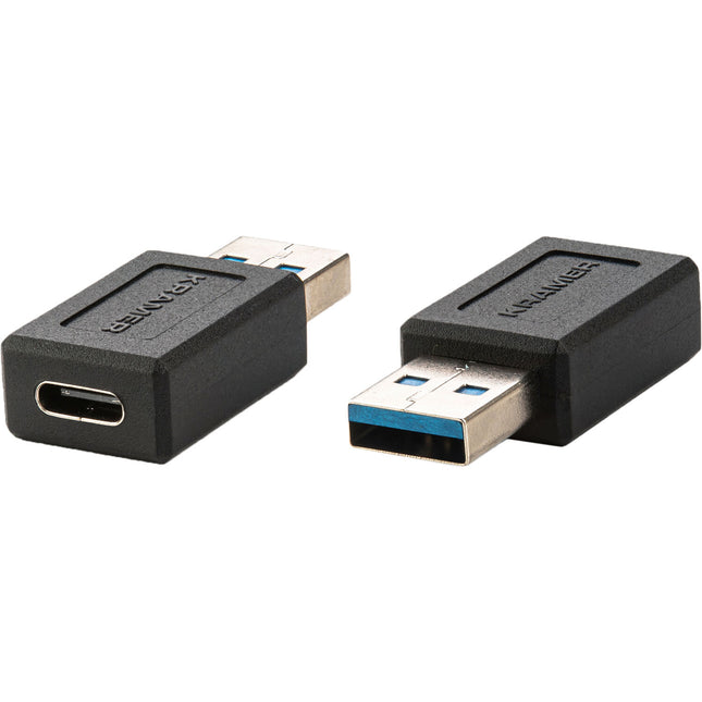 Kramer Adaptador USB 3.1 Gen 1 Tipo C Hembra a Tipo A Macho 5 Gb/s Compacto