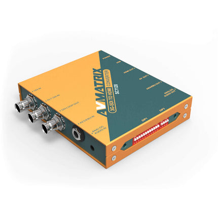 AVMATRIX SC1120 Convertidor 3G-SDI a HDMI y AV con scaling y adaptador