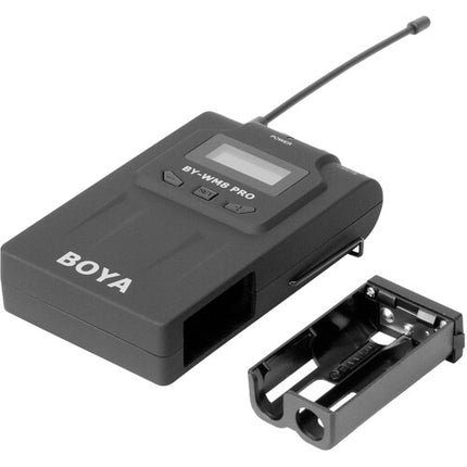 BOYA BY-WM8 PRO-K3 Sistema de Micrófono Inalámbrico para Cámara 48 Frecuencias 6 Horas Batería