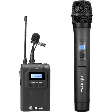 BOYA BY-WM8 PRO-K3 Sistema de Micrófono Inalámbrico para Cámara 48 Frecuencias 6 Horas Batería