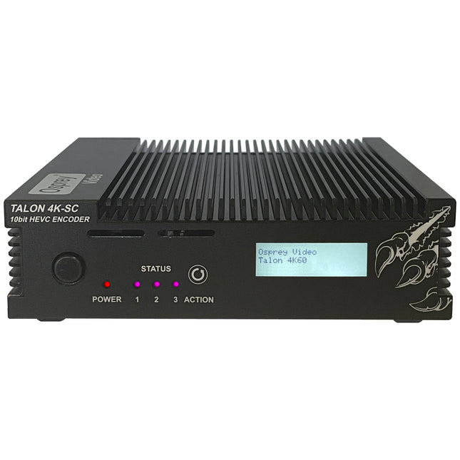 Osprey Talon 4K-SC Codificador de Video Hardware 4K60 12G-SDI HDMI con Fuente Bloqueo y Soporte