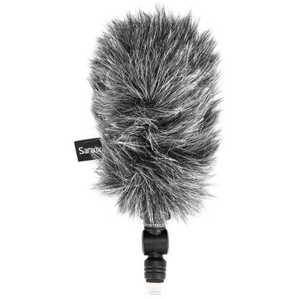 Saramonic SmartMic5 Di Micrófono Shotgun Mini para iOS con filtro de espuma y viento