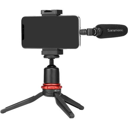 Saramonic SmartMic5 Di Micrófono Shotgun Mini para iOS con filtro de espuma y viento