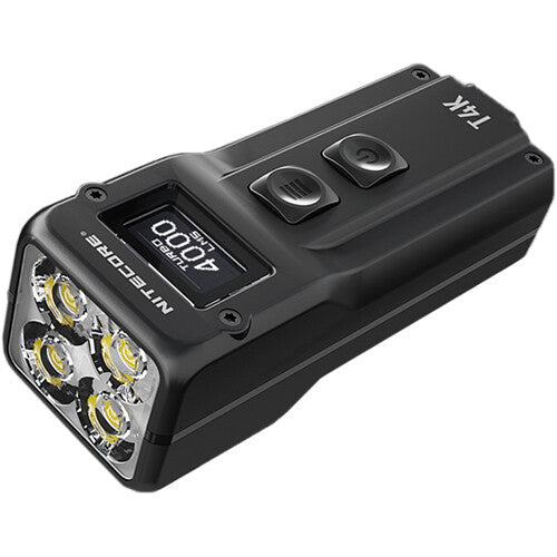 Nitecore T4K Linterna EDC Recargable 4000 Lúmenes 1000mAh USB-C