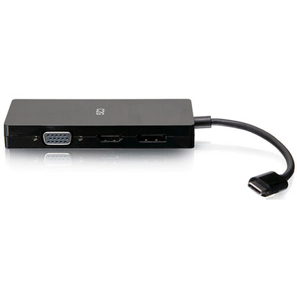 C2G USB-C Adaptador de video 4 en 1 HDMI DisplayPort DVI VGA 4K