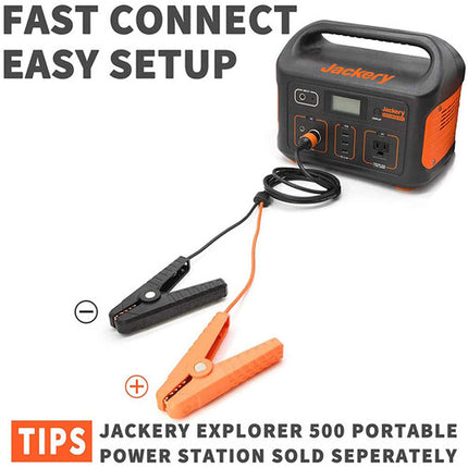 Cable de carga automotriz 12V 10A Jackery para estación de energía