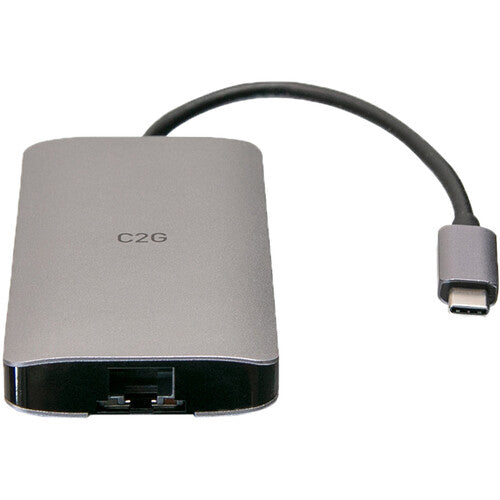 C2G 8-en-1 USB Tipo-C Mini Dock con HDMI 4K y 100W PD