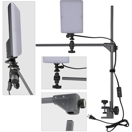Impact Pro Copy Stand para fotografía de mesa con luz LED dual 42 pulgadas 40W