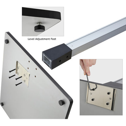 Impact Pro Copy Stand para fotografía de mesa con luz LED dual 42 pulgadas 40W