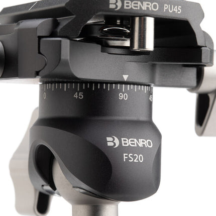 Benro TablePod Pro Kit Trípode Fibra de Carbono 8 8" 6 6 lb con Placa Adaptadora Smartphone 70mm