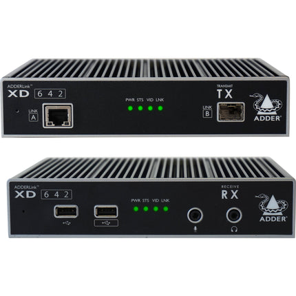 Adder AdderLink XD Extensor Dual DisplayPort 4K 60Hz 8Bit con Cables USA