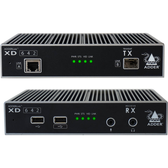 Adder AdderLink XD Extensor Dual DisplayPort 4K 60Hz 8Bit con Cables USA