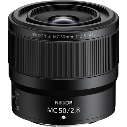 Nikon NIKKOR Z MC 50mm f2.8 Lente Macro 1x Magnificación 6.3 Pulgadas Enfoque Mínimo