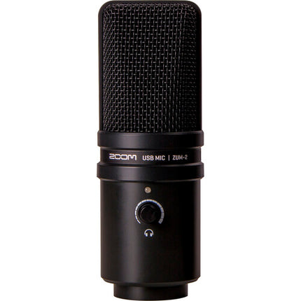 Zoom ZUM-2 Micrófono para Podcast con Auriculares Soporte y Cable USB-A