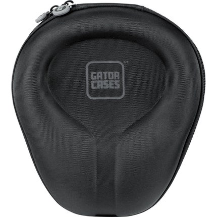 Funda rígida Gator para auriculares plegables y no plegables negra con interior suave y clip carabinero