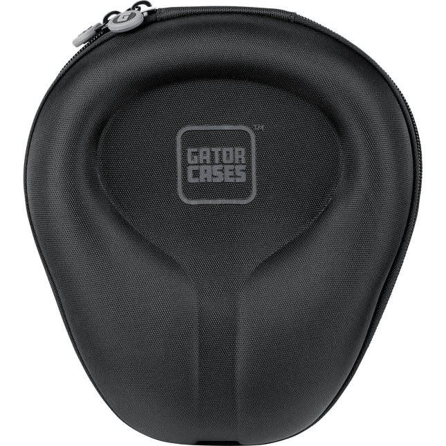 Funda rígida Gator para auriculares plegables y no plegables negra con interior suave y clip carabinero