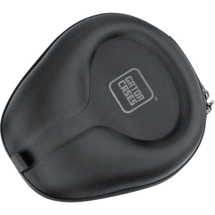 Funda rígida Gator para auriculares plegables y no plegables negra con interior suave y clip carabinero