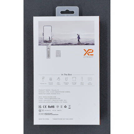 Hohem iSteady X2 Estabilizador Smartphone Blanco Control Remoto 33 Pulgadas 10 Horas Autonomía