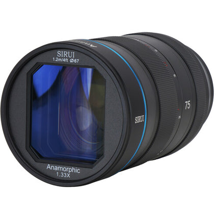 Sirui 75mm f1.8 Lente Anamórfica Micro Cuatro Tercios 1.33x 13 Cuchillas