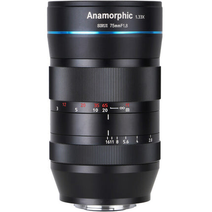 Sirui 75mm f1.8 Lente Anamórfica Micro Cuatro Tercios 1.33x 13 Cuchillas