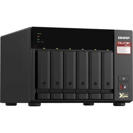 QNAP TS-673A NAS 6 Bahías 8GB RAM AMD Quad-Core 2.2 GHz