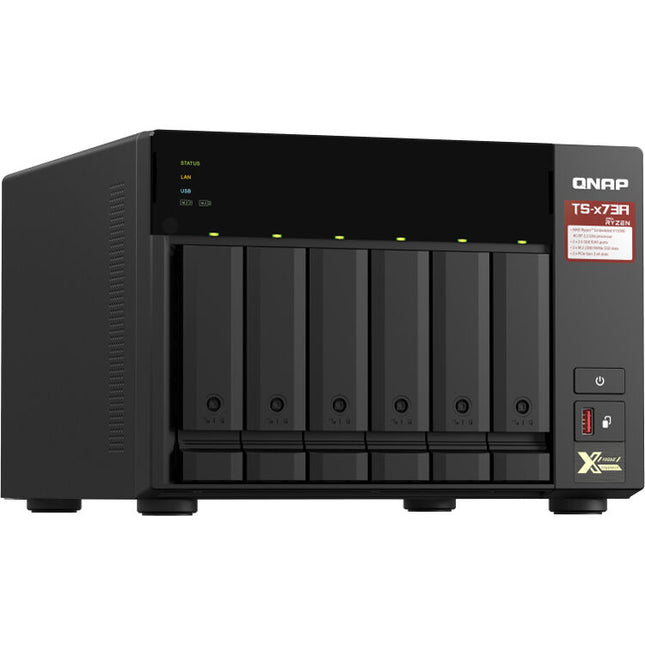 QNAP TS-673A NAS 6 Bahías 8GB RAM AMD Quad-Core 2.2 GHz