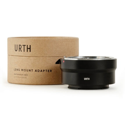 Urth Adaptador de Montura Manual para Objetivo Nikon F a Cámara Sony E con Acabado Negro Mate