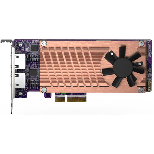 QNAP QM2-2P2G2T Tarjeta de Expansión SSD PCIe M.2 2280 Dual Puerto 2.5GbE