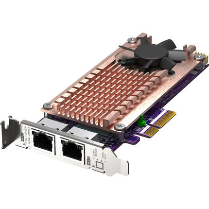 QNAP QM2-2P2G2T Tarjeta de Expansión SSD PCIe M.2 2280 Dual Puerto 2.5GbE