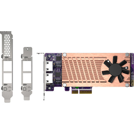 QNAP QM2-2P2G2T Tarjeta de Expansión SSD PCIe M.2 2280 Dual Puerto 2.5GbE