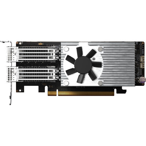 QNAP QXG-100G2SF-E810 Tarjeta de Expansión de Red Dual Puertos 100GbE PCIe 4.0 x16 Low-Profile